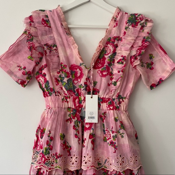 LoveShackFancy Aldina Dress in Pink Desert, size:Petite. Excellent condition - Picture 5 of 9